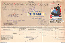1938 electricite marcel d'occasion  France