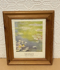 Claude Monet Water Lilies Print Framed Under Glass for sale  Shipping to South Africa