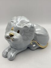 Pottery lion iridescent for sale  MILTON KEYNES