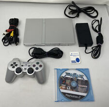 Sony PlayStation 2 Slim Silver Console Bundle SCPH-79001 OEM PS2 System - Tested, used for sale  Canada