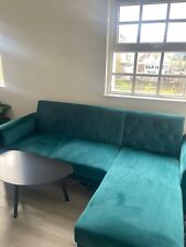 l shape blue sofa for sale  MAIDSTONE