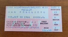 Talón de entradas para concierto Dan Fogelberg 30/10/81 estadio de Chicago segunda mano  Embacar hacia Argentina