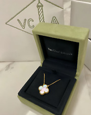 Colares Van Cleef&Arpels colar madrepérola ouro 18K doce Alhambra comprar usado  Enviando para Brazil