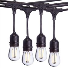 Sterno Home 48 Ft 15 Bulb Vintage-Style Waterproof Outdoor LED String Lights, used for sale  Shipping to South Africa