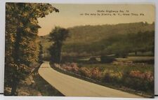 Troy Pa State Highway No.14 on Entry to Elmira NY from Troy Postcard I1 till salu  Toimitus osoitteeseen Sweden