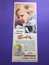 Publicidad impresa de papel higiénico Andrex 1955, usado segunda mano  Embacar hacia Argentina