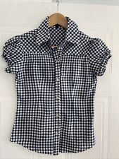Gingham shirt blouse for sale  LIVERPOOL
