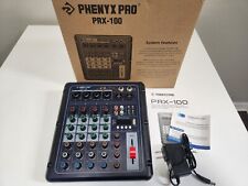 Consola de mezcla de 3 bandas mezclador de audio compacto Phenyx Pro PRX-100 DJ de 4+2 canales segunda mano  Embacar hacia Argentina