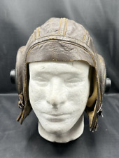 leather flight helmet for sale  South Milwaukee
