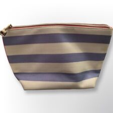Clarisonic Blue white and pink striped cosmetic bag for sale  Shipping to South Africa