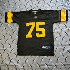 Camiseta deportiva Reebok de Joe Greene Pittsburgh Steelers #75 talla L retro segunda mano  Embacar hacia Mexico