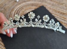 Diadem hochzeit silber gebraucht kaufen  Heroldsbach