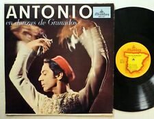 ANTONIO en Danzas de Granados LP 1973 Flamenco En muy buen estado+ Latín #6163 segunda mano  Embacar hacia Argentina
