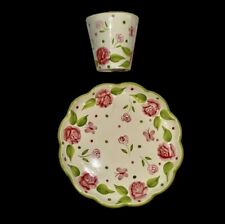 Floral ceramic plate for sale  Anderson