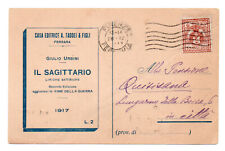 Cartolina postale pubblicitari usato  Ancona