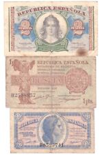 #Colección de billetes de República Española 1937 emisión completa de emergencia segunda mano  Embacar hacia Mexico