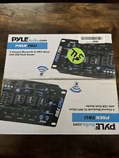 Pyle PMX7BU.5 3 Channel Bluetooth DJ Sound Board Mixer System with Mic Talkover for sale  Shipping to South Africa