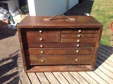 Used, Vintage Moore & Wright 8 drawer engineers tool chest, Cabinet, Box lockable box for sale  CULLOMPTON