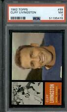 1962 topps cliff for sale  Scottsdale
