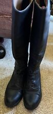 Womens Ariat Heritage Contour II Field Zip Tall riding boots Sz 8 Leather for sale  Sioux Falls