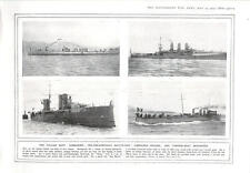 1915 Marinha Italiana Submarino Navio de Batalha Torpedo-barco Destruidor Cruzador Blindado, usado comprar usado  Enviando para Brazil