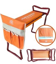 Taburete plegable de jardín para rodillas banco para arrodillar cojín suave almohadilla de asiento con bolsa de herramientas segunda mano  Embacar hacia Argentina