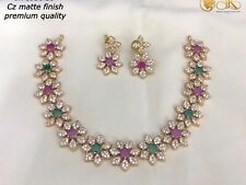 Indian necklace earrings for sale  WIGAN