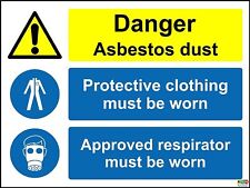 Danger asbestos dust for sale  LISBURN