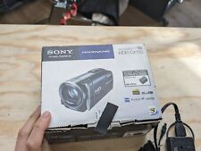 Used, sony hdr-cx150e Handycam 1080p HD Video camera & Control Handle & Memory Card for sale  Shipping to South Africa