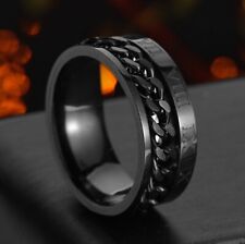 Bague noire moderne d'occasion  Expédié en Belgium