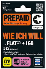 Congstar prepaid will gebraucht kaufen  Gronau