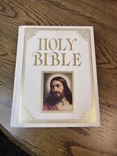 Bíblia Sagrada King James Versão Grande Tamanho Vintage Carta Vermelha Bíblia para Família comprar usado  Enviando para Brazil