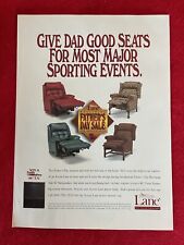 Vintage 1995 Action Lane Recliner Print Ad Father’s Day Furniture Ad for sale  Shipping to South Africa