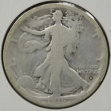 1916-S Walking Liberty Half Dollar, Semi-Key, Ungraded Circulated Type Coin for sale  West Grove