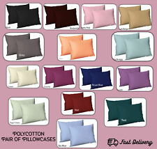 Polycotton pillowcases housewi for sale  SLOUGH