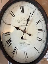 Oval wall clock for sale  Freehold