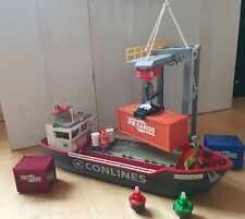 playmobil containerschiff gebraucht kaufen  Bremen