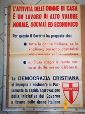 Manifesto democrazia cristiana usato  Viterbo