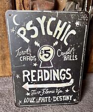 Metal sign psychic for sale  San Diego