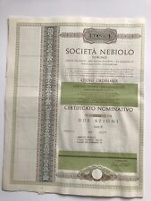 Certificato azionario societa usato  Angera