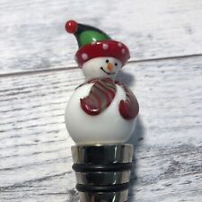 Snowman bottle stopper for sale  Early