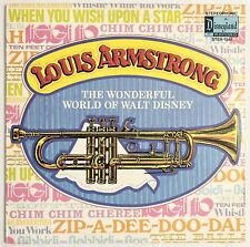 Louis Armstrong - O Maravilhoso Mundo de Walt Disney - 1971 LP de Vinil com Cartão Postal comprar usado  Enviando para Brazil
