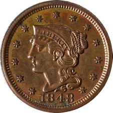 1848 large cent for sale  USA