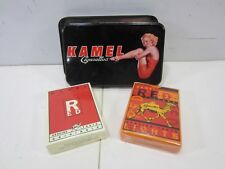 Used, Kamel Cigarettes Tin w/2 Packs of Unopened Playing Cards for sale  Wooster