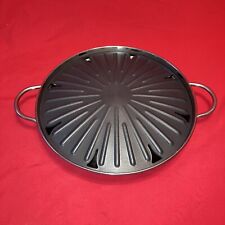 Grelha interna Circulon Stove Top antiaderente sistema alto-baixo 12 polegadas redonda churrasqueira/grelha, usado comprar usado  Enviando para Brazil