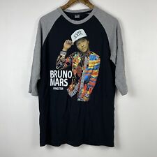 Usado, Camisa Raglan Bruno Mars 2017 24K Magic World Tour concerto adulto extra grande fina comprar usado  Enviando para Brazil