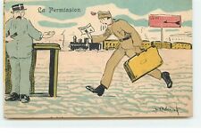 Permission militaire valise d'occasion  Igny