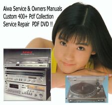 DVD Aiwa Service & Owners Manuais Coleção Personalizada Reparo PDF!! comprar usado  Enviando para Brazil