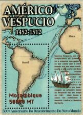 Usado, Moçambique 2002 - Amerigo Vespucci 500º Aniversário - Folha de Lembrança - MNH comprar usado  Enviando para Brazil