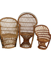 dolls wicker chairs for sale  RUGBY